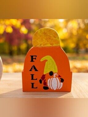 Fall Wood Gnome Accent